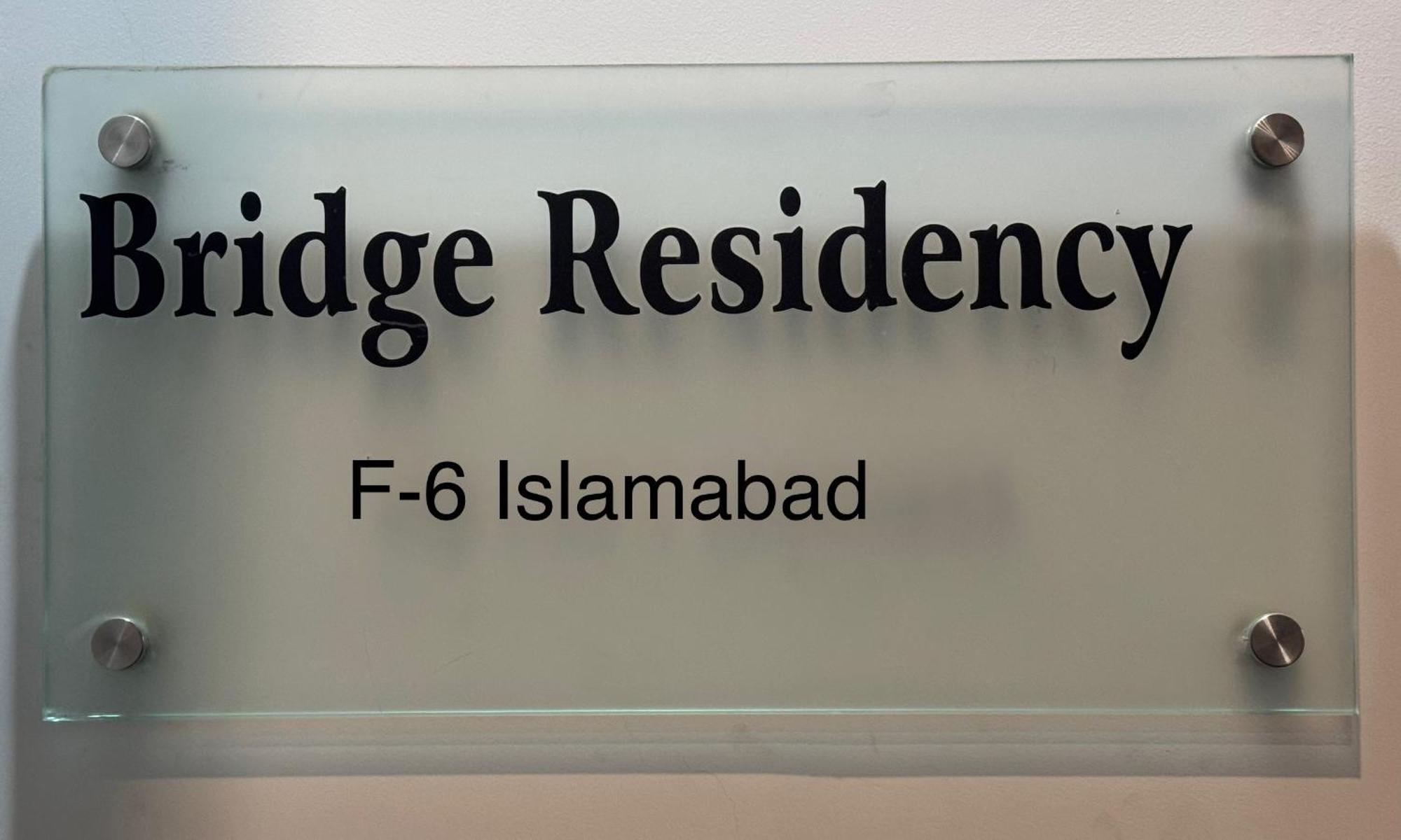 Bridge Residency-1, Sector F-6 อิสลามาบัด ภายนอก รูปภาพ